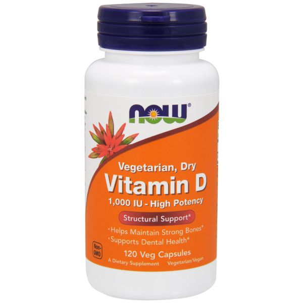 Now Vitamin D 1000 UI (0368) 120 capsulas