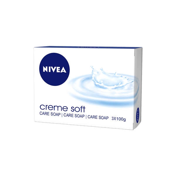 NIVEA Sabonete Sólido Creme Soft 3X100g