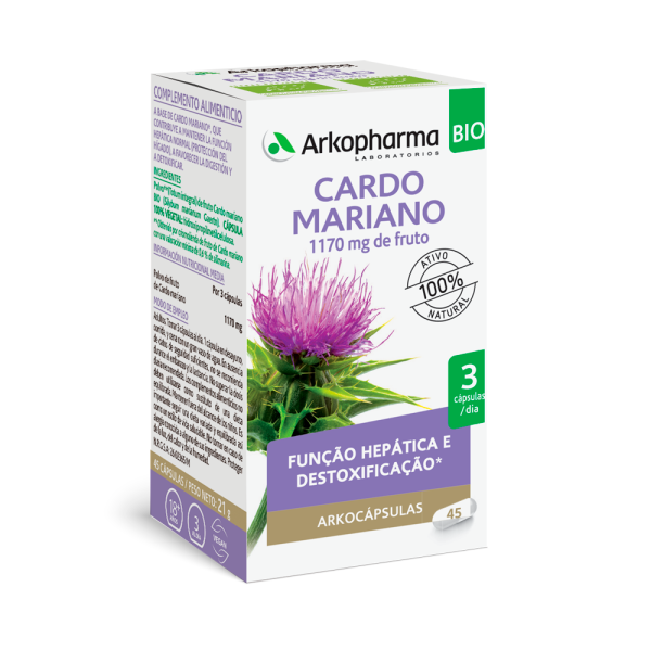 Arkocápsulas® Cardo Mariano - 45 cápsulas