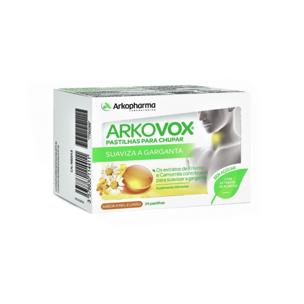 Arkopharma Arkovox Mel e Limão 24 Pastilhas