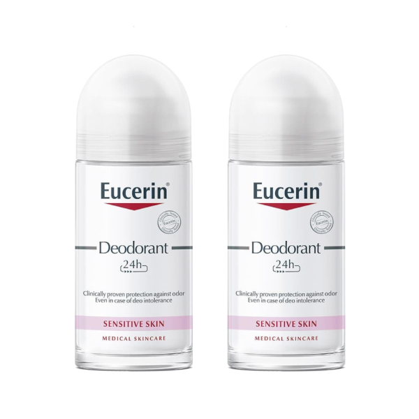 Eucerin Desodorizante Roll-On Pele Sensível 24h 2x50ml