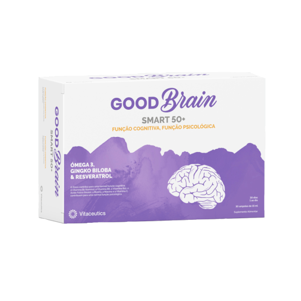 Good Brain Smart 50+ 30 Ampolas