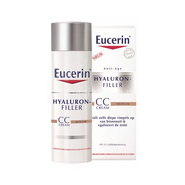 Eucerin Hyaluron-Filler CC Crema - Tono Medio