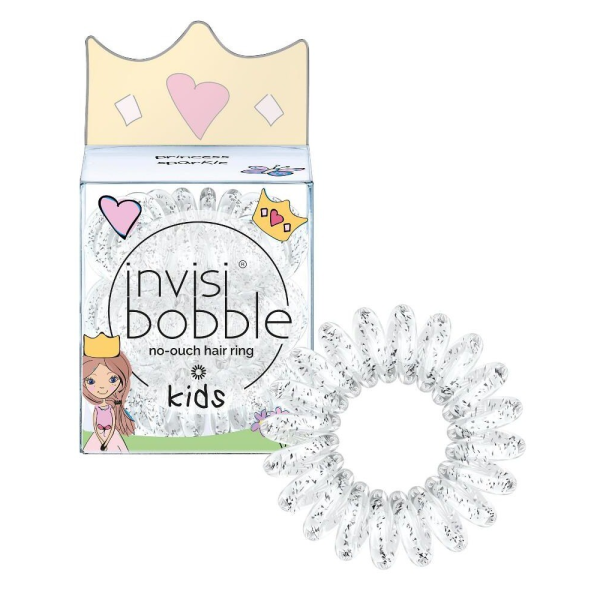 Invisibooble KIDS 3 Elásticos de Cabelo - Princess Sparkle