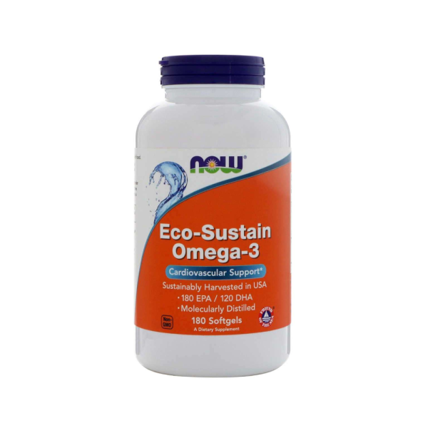 Now Eco-Sustain Omega-3 180 Softgels