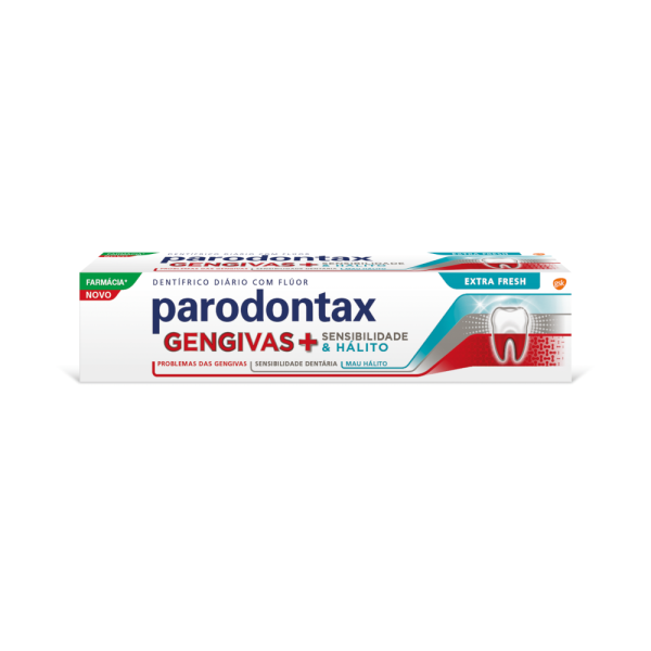 Parodontax Pasta Dentífrica Gengivas + Sensibilidade Extra Fresh 75ml