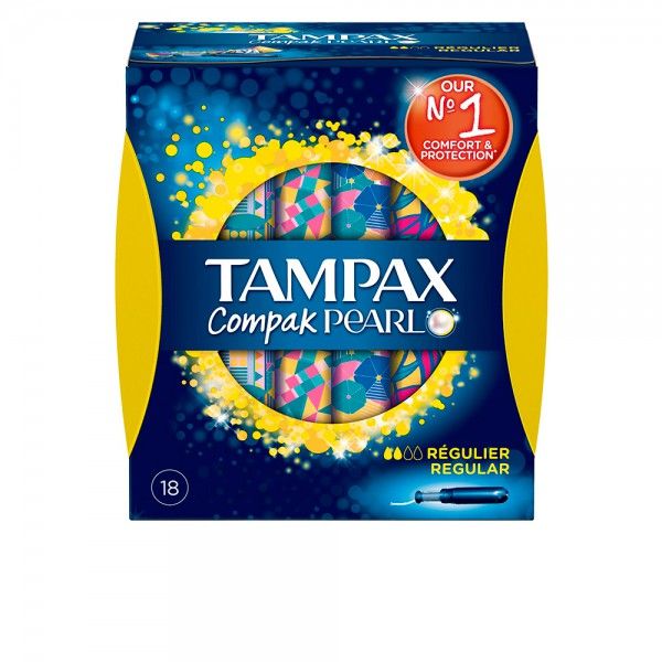 TAMPAX Pearl Compak Tampões - Regular 18 unid.