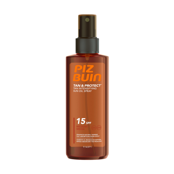 Piz Buin Tan&Protect SPF15 Spray Intensificador do Bronzeado 150ml