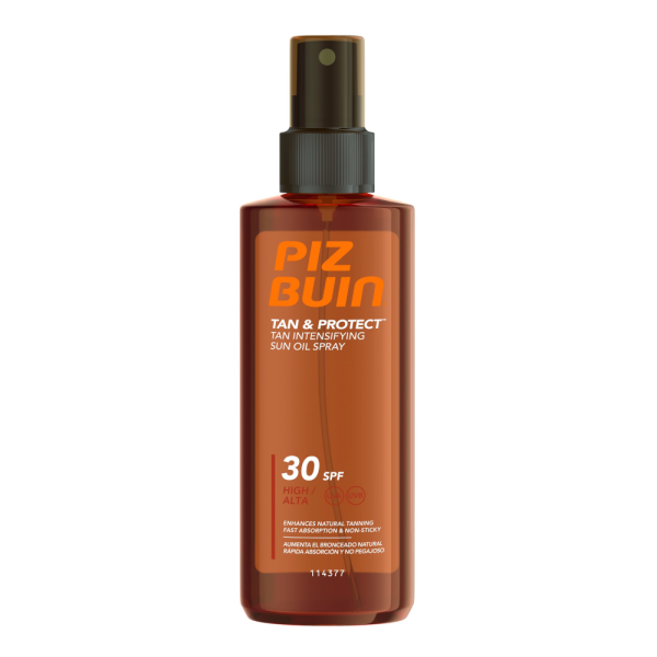 Piz Buin Tan&Protect SPF30 Óleo Spray Acelerador de Bronzeado 150ml
