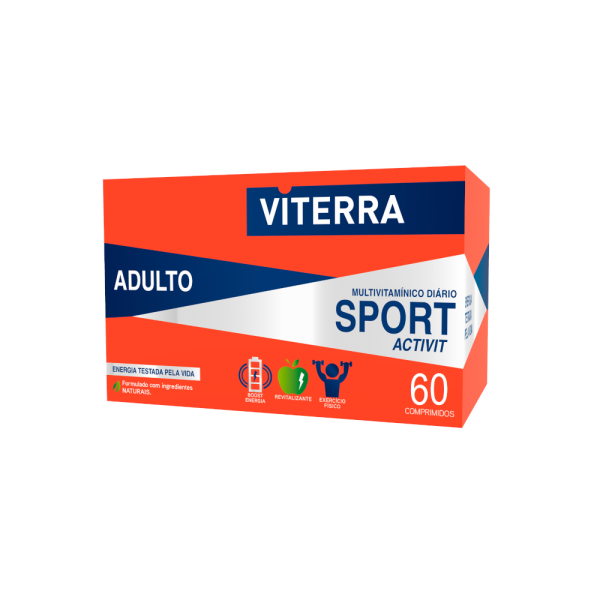 Viterra Adulto Sport Activit 60 Comprimidos ! Validade fim de 06/2023 !