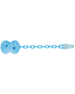 Chicco Chupeta Clip Soother Chain - Azul