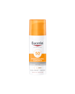Eucerin Photoaging Control Anti-Age Sun Creme com Cor FPS 50+ 50ml
